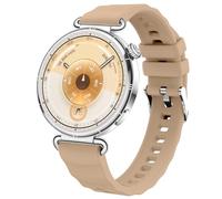DEALELE Bracelet Compatible avec Huawei Watch GT6 / GT5 / GT4 41 mm / GT5 Pro 42 mm / Garmin Venu 3S / Fossil Women's Gen 6, Bracelet de sport de rechange en silicone doux avec cristaux de glace de 18