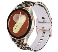 DEALELE Bracelet compatible avec Samsung Galaxy Watch 7 / FE / 6/6 Classic / 5/5 pro / 4/4 classic / 3 41 mm / Active 2, bracelets en silicone souple imprimé de 20 mm pour Huawei GT3 42 mm pour homme