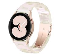 DEALELE Bracelet compatible avec Samsung Galaxy Watch 7 / FE / 6/6 Classic / 5/5 Pro / 4/4 Classic / 3 41 mm, bracelets de rechange en résine colorée de 20 mm pour Huawei GT3 42 mm / GT2 42 mm, 20mm