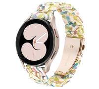 DEALELE Bracelet compatible avec Samsung Galaxy Watch 7 / FE / 6/6 Classic / 5/5 Pro / 4/4 Classic / 3 41 mm, bracelets de rechange en résine colorée de 20 mm pour Huawei GT3 42 mm / GT2 42 mm, 20mm