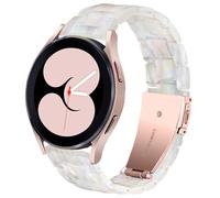 DEALELE Bracelet compatible avec Samsung Galaxy Watch 7 / FE / 6/6 Classic / 5/5 Pro / 4/4 Classic / 3 41 mm, bracelets de rechange en résine colorée de 20 mm pour Huawei GT3 42 mm / GT2 42 mm, 20mm