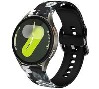 DEALELE Bracelet compatible avec Samsung Galaxy Watch 7 / FE / 6/6 Classic / 5/5 pro / 4/4 classic/Galaxy 3 41 mm / Active 2, bracelets en silicone souple de 20 mm pour Huawei GT3 42 mm pour homme et