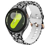 DEALELE Bracelet compatible avec Samsung Galaxy Watch 7 / FE / 6/6 Classic / 5/5 pro / 4/4 classic/Galaxy 3 41 mm / Active 2, bracelets en silicone souple de 20 mm pour Huawei GT3 42 mm pour homme et