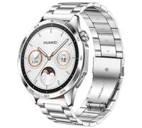 DEALELE Bracelet Compatible pour Samsung Gear S3 Frontier/Classic/Galaxy Watch 46mm, Bracelet de Remplacement 22mm Métal Solide en Acier Inoxydable, Argent