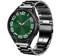 DEALELE Bracelet de rechange en acier inoxydable de 20 mm compatible avec Samsung Galaxy Watch 7 / FE / 6/6 Classic / 5/5 Pro / 4/4 Classic / 3 41 mm/Huawei GT3 42 mm, 20 mm pour homme et femme,