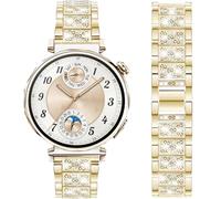 DEALELE Bracelet de rechange en métal compatible avec Huawei Watch GT5 Pro 42 mm/GT5 41 mm/GT4 41 mm/Fossil Women's Gen 6/Gen 5E 42 mm/Garmin Venu 3S, 18 mm pour homme et femme, 18mm, Acier allié