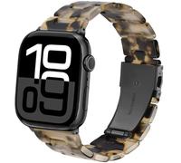 DEALELE Bracelets compatibles avec Apple Watch 49 mm, 46 mm, 42 mm, 45 mm, 41 mm, 44 mm, 40 mm, 38 mm, bracelet de rechange en résine colorée pour iWatch Series 10/9/8/7/6/5/4/3/Ultra/SE pour homme et