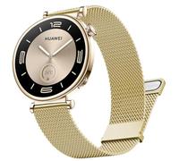 DEALELE Bracelets compatibles avec Huawei Watch GT5 Pro 42 mm/GT5/GT4 41 mm/Garmin Venu 3S/Fossil Women's Gen 6, 18 mm Bracelet en maille magnétique milanaise en acier inoxydable pour homme et femme