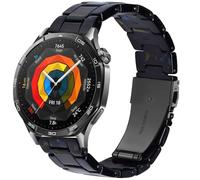 DEALELE Bracelets compatibles avec Samsung Galaxy Watch 46 mm/Galaxy 3 45 mm/Huawei Watch GT5/GT5 Pro/4/4 Pro/GT4/3/3 Pro/GT3 46 mm, bracelet en résine colorée de 22 mm pour homme et femme, noir