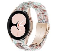 DEALELE Bracelets compatibles avec Samsung Galaxy Watch 7 / FE / 6/6 Classic / 5/5 Pro / 4/4 Classic / 3 41 mm, 20 mm, bracelet de rechange en résine colorée pour Huawei GT3 42 mm pour homme et femme