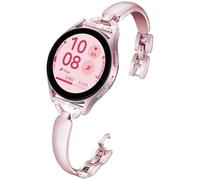 DEALELE Bracelets de montre compatibles avec Samsung Galaxy Watch 7 / FE / 6/6 Classic / 5/5 Pro / 4/4 Classic / 3 41 mm / Huawei GT3 / GT2 42 mm, bracelet métallique fin clinquant de 20 mm pour