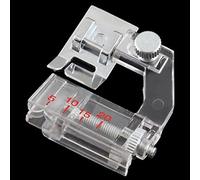 Dealglad® Pied de biche réglable pour machine à coudre domestique avec bande de biais