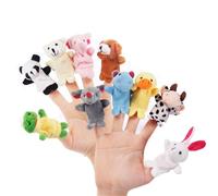 DealKits Marionnettes à Doigts [20 pièces] Petit Cadeau d'anniversaire d'enfant Ensemble de Jouets en Peluche pour garçons et Filles Cadeaux pour Noël, Pâques et fête d'enfants, Petit Cadeau pour Les