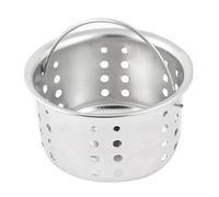 DealMux acier inoxydable perforé Cha Dao Tea Bowl Filtre ton argent