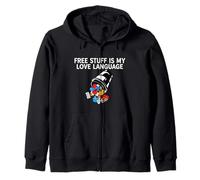 Deals Hunter Free Stuff is My Love Language Sweat à Capuche