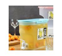 Deals of The Day Clearance Prime Distributeur de Boisson 3.5L avec Robinet, Distributeur d'eau pour réfrigérateur avec Robinet, Carafe à frid avec Couvercle, infuseur à Eau glacée réutilisable