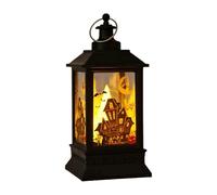 Deals Of The Day Clearance Prime Lanterne d'Halloween Décoration LED Lanterne de Bougie Suspendue Citrouille Corbeau Sorcière Fantôme Motif de Main pour Intérieur Extérieur Décoration de Fête d'