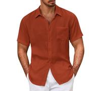 Deals Of The Day Sale Chemise boutonnée à manches courtes pour hommes, chemise décontractée, été, manches courtes, chemises boutonnées, vêtements tendance décont Déstockage Vente de bonnes affaires