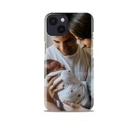 DEALY Coque Personnalisée pour iPhone 14 Plus - Personnalisable avec Votre Propre Image & Photo - Coque Souple personnalisée avec Photo