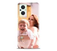 DEALY Coque Personnalisée pour Oppo Reno 8 Lite - Personnalisable avec Votre Propre Image & Photo - Coque Souple personnalisée avec Photo