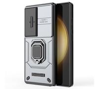 DEALY Coque pour Samsung Galaxy S25 Ultra 5G Ring Résistante avec Protecteur Objectif