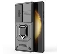 DEALY Coque pour Samsung Galaxy S25 Ultra 5G Ring Résistante avec Protecteur Objectif