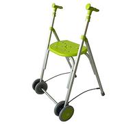 Déambulateur 2 roues, Mod. Kamaleón, Pliable, Rollator Réglable en hauteur, Aluminium, Couleur Pistache