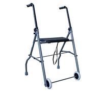 Déambulateur à 2 roues | Marcheur pliable pour les personnes âgées