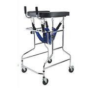 Déambulateur À Roulettes Pour Adultes Handicapés, Entraînement À L'Infarctus Cérébral, Hauteur Réglable, C
