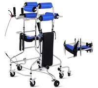 Déambulateur Aide À La Station Debout Pour Personnes Âgées, Rééducation Après Un Avc, Hémiplégie, Cadre Réglable En Hauteur Pour Adultes - Améliore L'Entraînement À La Marche Des Membres Inf