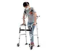 Déambulateur Aides À La Mobilité Déambulateurs Vertical Pour Personnes Âgées Et Seniors, Pliable Léger Pour Handicapés, Cadre De Marche Sur Roues