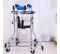 Déambulateur Avec Freins À Main Pour La Rééducation De L'Hémiplégie, Position Debout Réglable Pour Adultes Et Seniors, Aide À La Mobilité Portable