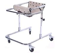 Déambulateur avec roues et siège pour handicapés - Équipement d'entraînement pliable Hemi Walker Equipment Aide à la marche - Auxiliaire de rééducation pour personnes âgées