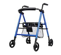 Déambulateur, Déambulateur Déambulateur Pliant avec Roues Déambulateurs de Mobilité avec Frein à Main Déambulateurs Standard avec Sac de Rangement Aides à la Mobilité pour Personnes Âgées Réadaptation