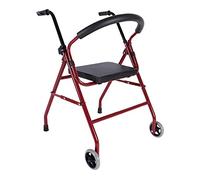 Déambulateur, Déambulateur Déambulateur Pliant Léger avec Roues Aide à la Mobilité de Marche Accoudoir réglable Déambulateurs Standard pour Personnes Âgées