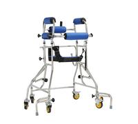 Deambulateur Déambulateur debout for adultes, 6 roues, anti-basculement, siège rembourré réglable en hauteur et en largeur.