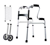 Deambulateur Déambulateur for personnes âgées, déambulateur d'intérieur, déambulateur debout, rééducation, marche, aide à la marche for personnes âgées, canne de marche(Color4)