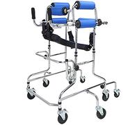 Déambulateur Déambulateur Pour Enfants Et Adultes, Déambulateur Vertical Pliable, Aides À La Marche Robustes Réglables En Hauteur Et En Largeur, Avec Coussin De Siège, Dossier, Accoudoir (Onecolor 12