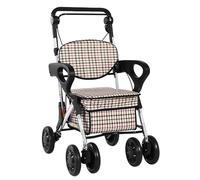 Déambulateur Déambulateurs for personnes âgées, déambulateur vertical, déambulateur pliant avec siège, déambulateurs avec dossier et sac de rangement Déambulateur étroit