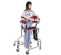 Déambulateur D'Intérieur, Chariot D'Aide À La Marche, Six Tours/Huit Tours, Anti-Inclinaison, Anti-Retournement, Cadre De Verticalisation Pour Adultes Et Personnes Âgées, Hauteur Réglable, A