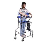 Déambulateur D'Intérieur, Chariot D'Aide À La Marche, Six Tours/Huit Tours, Anti-Inclinaison, Anti-Retournement, Cadre De Verticalisation Pour Adultes Et Personnes Âgées, Hauteur Réglable, A