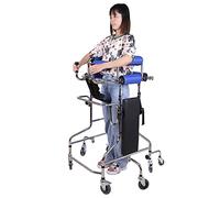 Déambulateur D'Intérieur, Chariot D'Aide À La Marche, Six Tours/Huit Tours, Anti-Inclinaison, Anti-Retournement, Cadre De Verticalisation Pour Adultes Et Personnes Âgées, Hauteur Réglable, A