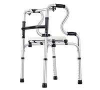 Déambulateur Fauteuil Roulant Déambulateurs sans roues pliables pour personnes âgées avec siège amovible, aide à la mobilité à la marche compacte médicale pour hôpital à domicile, cadre de marche auxi