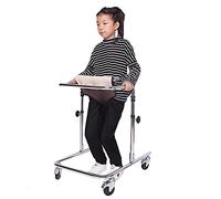 Déambulateur for enfants avec siège for la rééducation, for enfants atteints de paralysie cérébrale, hémiplégie, déambulateur debout robuste(Khaki,S)