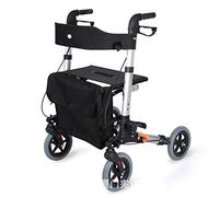 Déambulateur, housses de siège et de dossier de déambulateur, déambulateur pour personnes âgées, chariot, caddie, marche assistée, marche à quatre roues, pliable, déambulateur en fauteuil roulant