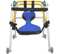 Déambulateur léger et pliable pour enfants atteints de paralysie cérébrale | Cadre debout rembourré réglable | Soutien pour les tout-petits, les enfants et les adolescents ayant des besoins spéciaux