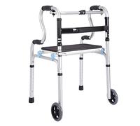 Déambulateur léger, pliable et réglable pour la conduite des personnes handicapées Aide à la marche Béquilles auxiliaires Main courante étoile de lumière