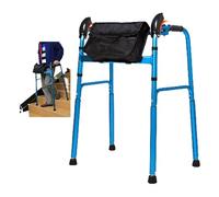 Deambulateur Lightweight Folding Walkers for Seniors Height Adjustable Portable Stair Climbing Walker Without Wheels