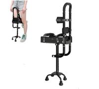 Déambulateur mains libres pour genoux en cas de blessure à la jambe, alternative légère aux béquilles pour les personnes ne pouvant pas supporter leur poids, support en hauteur réglable jusqu'à 100