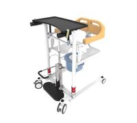 Déambulateur Manette de vitesse hydraulique multifonctionnelle for patients âgés alités atteints de paralysie Déambulateur étroit